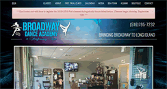Desktop Screenshot of broadwaydanceacademy.net